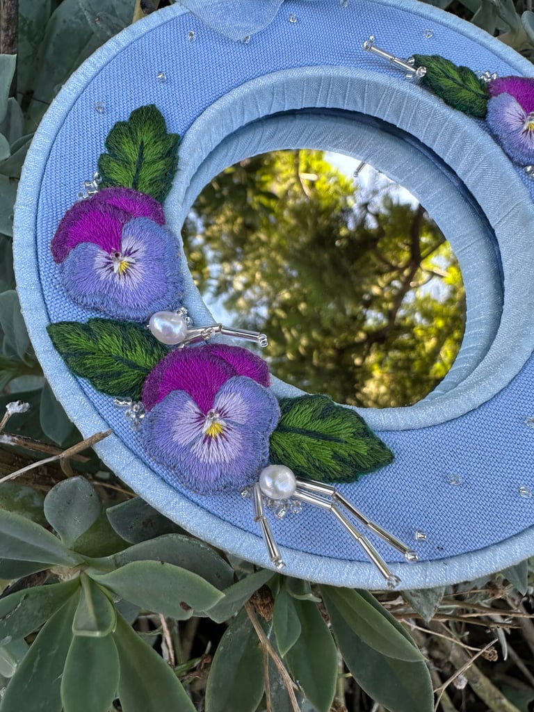 Mystic Pansy Mirror  Image 2