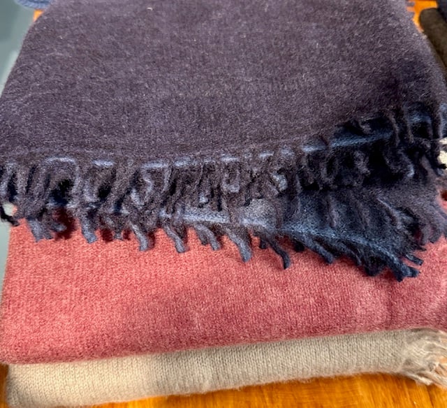 Image of Cashmere Triangle Scarves (3 Colors/2 Sizes)