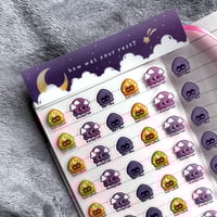 Image 4 of Sleep Tracker Stickers・Sleepy Squids Collection