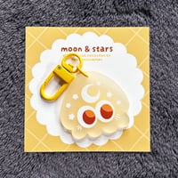 Image 1 of Moon & Stars Acrylic Charm・Sleepy Squids Collection