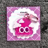 Image 1 of Cloudy Acrylic Charm・Sleepy Squids Collection