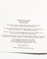 Image 3 of Usagi Yojimbo Vol 1 by Stan Sakai