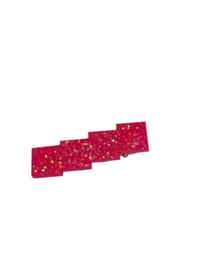 Image 3 of Glitter hot pink hairclip trio