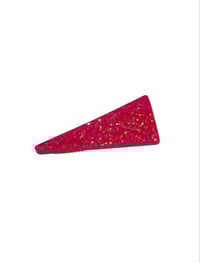 Image 4 of Glitter hot pink hairclip trio