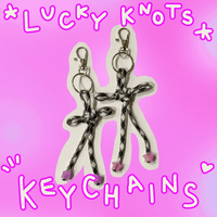 Lucky knot keychain