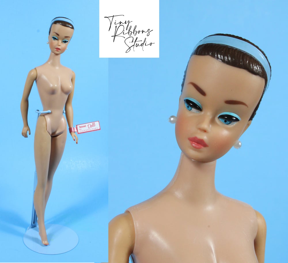 Image of Fashion Queen Barbie Doll Vtg 1960s Restored