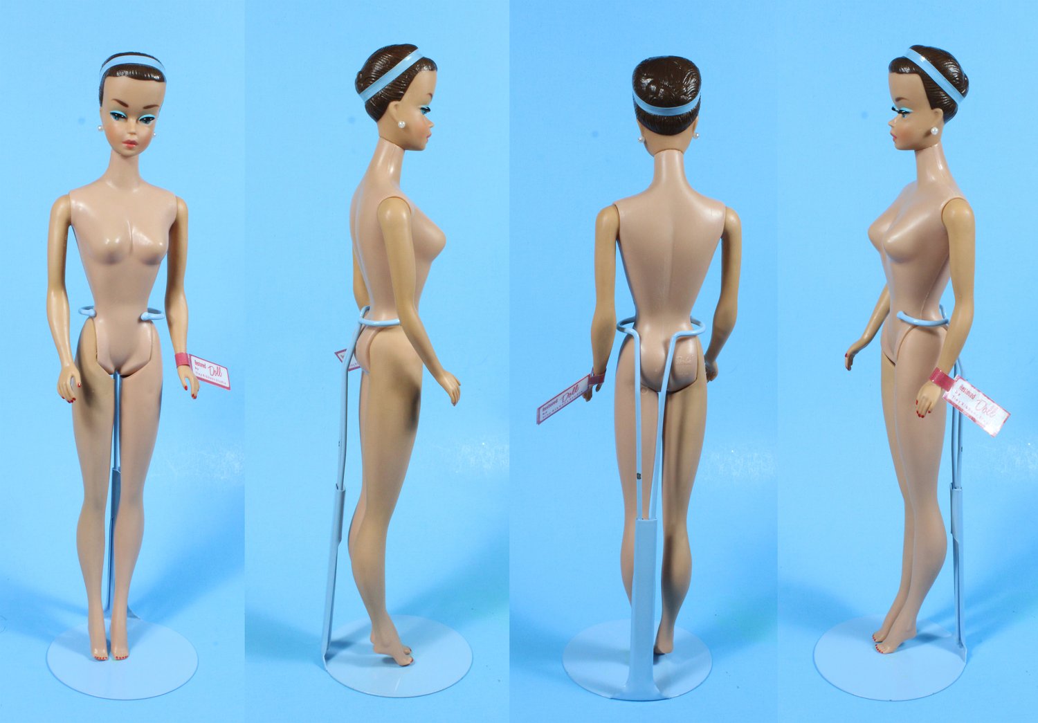 Image of Fashion Queen Barbie Doll Vtg 1960s Restored