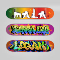 Image 4 of Custom Graffiti Skateboard Deck Wall Art