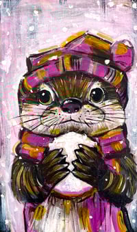 Image 1 of 'An Otter Snow Day'