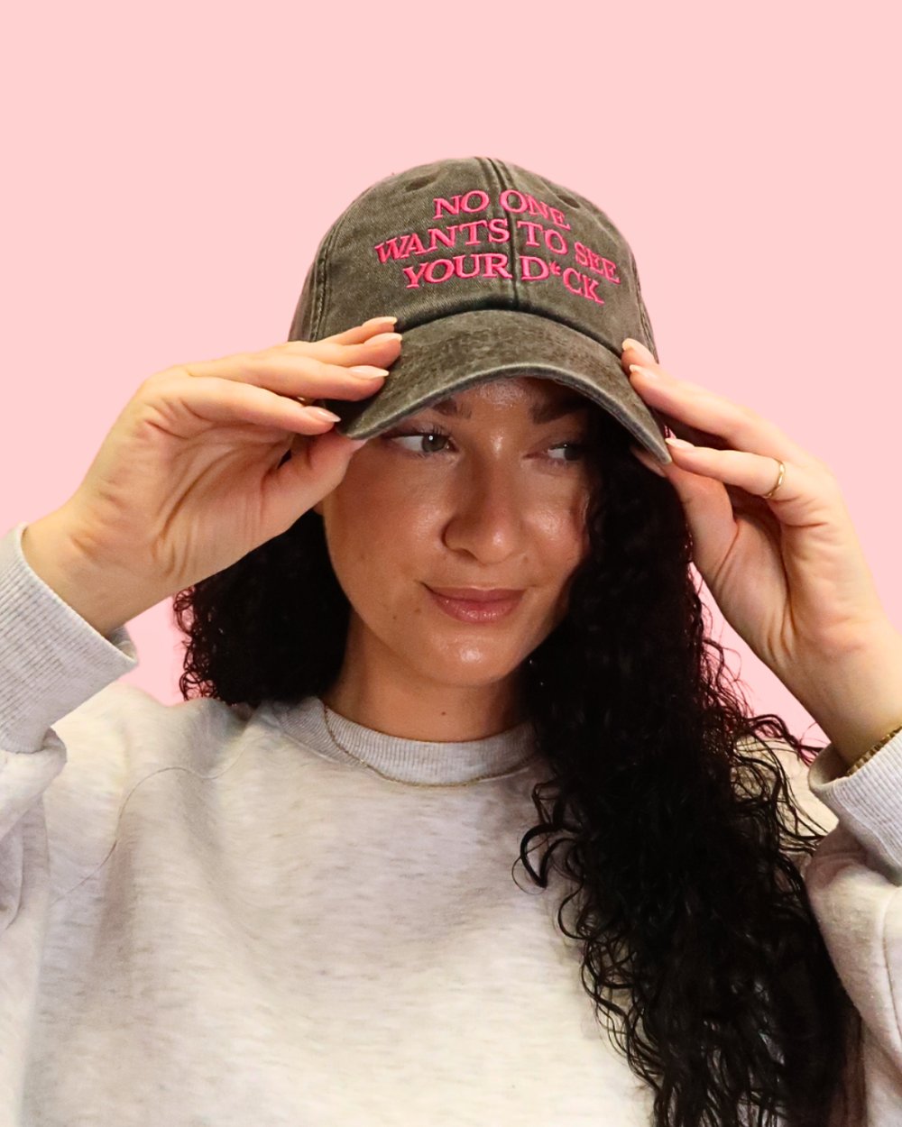 Image of No One Wants To See Your D*ck Baseball Cap- Black