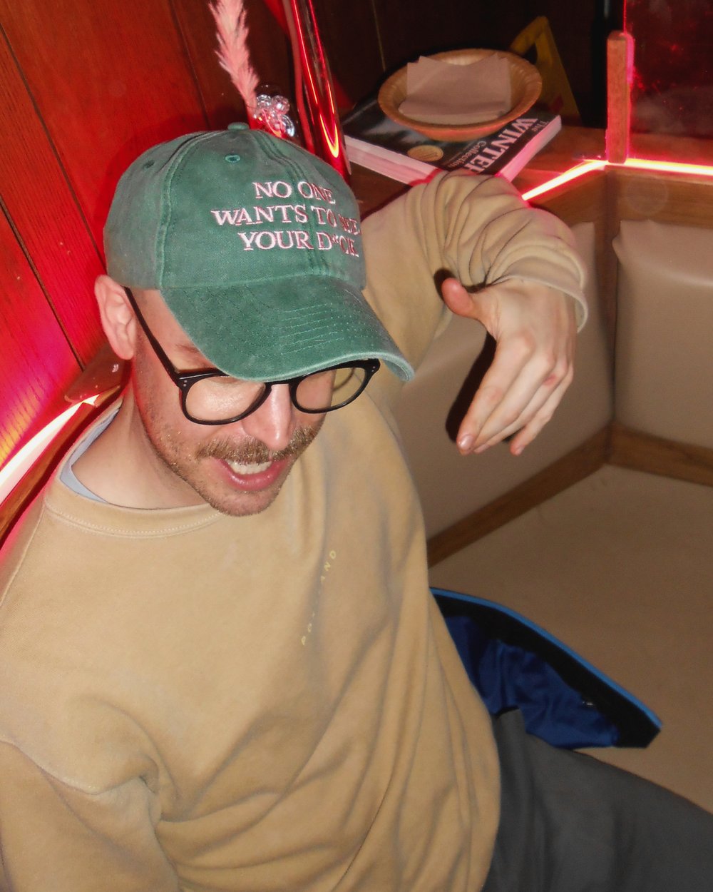 Image of No One Wants To See Your D*ck Baseball Cap- Bottle Green