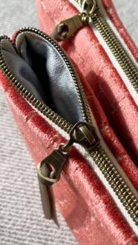 Image 2 of Coral Velvet Clutch