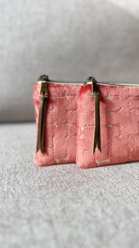 Image 3 of Coral Velvet Clutch
