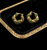 Image 1 of Jade Bollywood Earrings