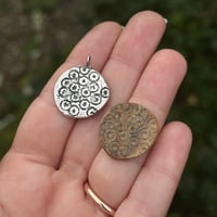 Image 2 of Bone gaming counter pendant