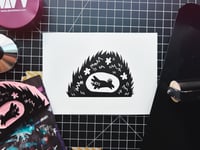 BURROW 5x7 Block Print