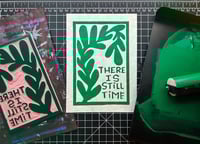 Image 2 of STILL TIME 5x7 Block Print