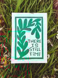 Image 1 of STILL TIME 5x7 Block Print