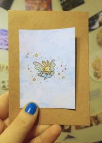 ACEO Moth Blue.