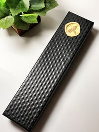 Image 4 of Dangling Rose Quartz rosary chain dangling Mini Basket infused with aquamarine CHARM 