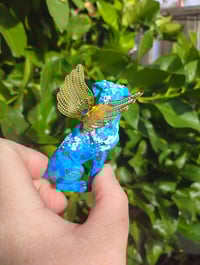 Image 2 of Teal Aqua Male Boxer Angel 