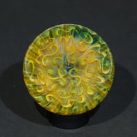 Image 1 of  Gold and Silver Fume S Scroll Implosion Marble