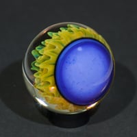 Image 5 of  Gold and Silver Fume S Scroll Implosion Marble