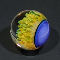 Image 4 of  Gold and Silver Fume S Scroll Implosion Marble