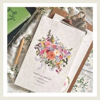 Image 1 of Birth Month Flowers Weekly Planner - Perpetual Calendar 