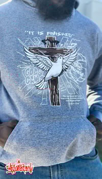 Image 3 of ARTOVERPAIN "It is FINISHED" Hoodie