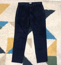 Image 1 of Japan Blue Jeans indigo sashiko 11oz denim pants, size L (fits 33”)