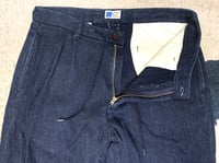 Image 4 of Japan Blue Jeans indigo sashiko 11oz denim pants, size L (fits 33”)