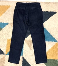 Image 6 of Japan Blue Jeans indigo sashiko 11oz denim pants, size L (fits 33”)
