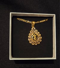 Image 3 of GYE NYAME FILIGREE NECKLACE 