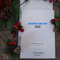 Image 3 of "Winter's Light" Cardinal on Snow Covered Lamp Post