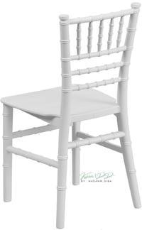Image 4 of Chavari  Chairs, Set of 10, White Chair All Occasion Chairs for Kids