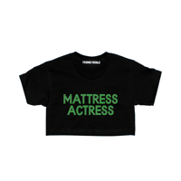 Image 2 of MATTRESS ACTRESS RHINESTONE CROP-TOP