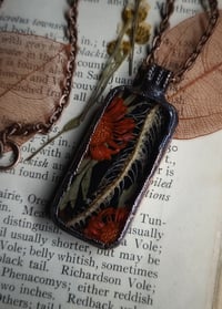 Image 3 of Ribcage and Floral Pendant