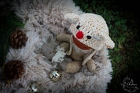 Image 3 of Rudy- 8  inch Reindeer Baby Doll