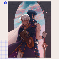 Image 3 of fire emblem awakening | 8.5/7.5 x 11 prints | LAST CHANCE