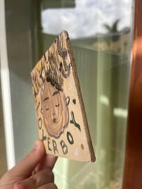 Image 2 of Loverboy. - Handmade ceramic tile with illustration