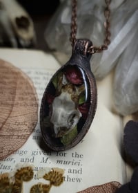 Image 4 of Snake Skull and Floral Pendant