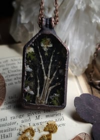 Image 5 of Lizard Claw and Floral Pendant