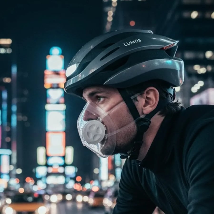 Image of Cyclist Mask and Filter, whole season protection