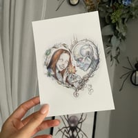 Image 1 of A leaf? For me? Thank you. Print 