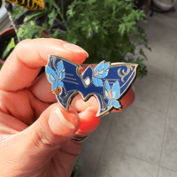 Image 2 of fire emblem | lucina's mask enamel pin