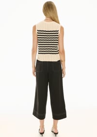 Image 3 of pol oskar crop pant black