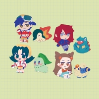 Image 2 of pkmn | gen 2 pair up charms