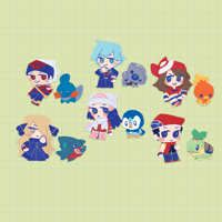 Image 2 of pkmn | gen 3 & 4 pair up charms