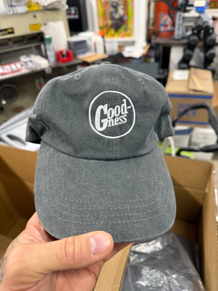 Image of Goodness circle logo stitched hat